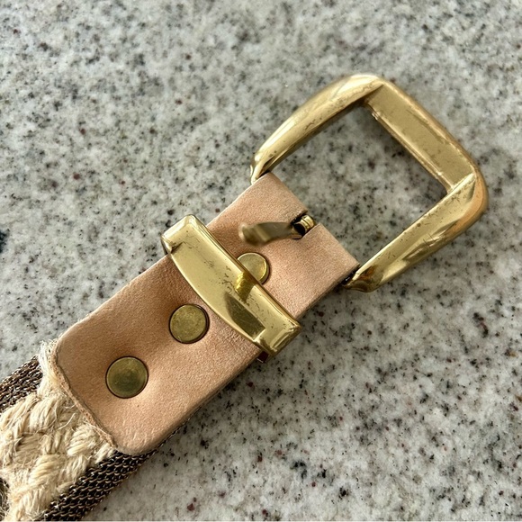 Sand Castle Mesh and Rope Belt - Picture 5 of 8